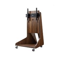 アズワン サイネージスタンド モアイ21 ~77V型用 ダークブラウン 65-9402-41 1個（直送品）