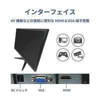 ブロードウォッチ 21.5インチ フルハイビジョン LCDモニター TN液晶(HDMI/VGA) LCD-T0215 1個（直送品）