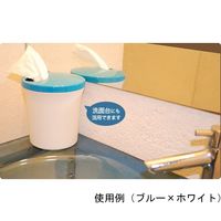 ネオスター ロールペーパーホルダー オープンタイプ ヴァイオレッド×クリア NSTOVC 1個 64-9302-15（直送品）