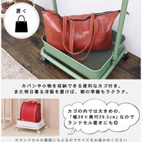 【軒先渡し】萩原 ハンガーラック 幅420×奥行360×高さ1520mm スカイグレー KR-3368GY 1台（直送品）