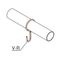 TMEHジャパン TMEH ハンガー V-R 1セット(5個)（直送品）