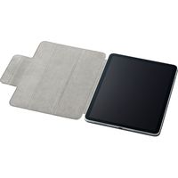 iPad Air 10.9インチ ケース レザー 手帳 フラップ 薄型 抗菌 ブラック TBWA20MWVPFBK エレコム 1個