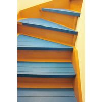 第一大宮 暖段 階段・角部用養生シート(L字形状) ブルー 直階段8枚+左廻り上り6枚 H2-7320L 1セット