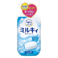 ミルキィボディソープ やさしいせっけんの香り ポンプ 550mL 牛乳石鹸共進社