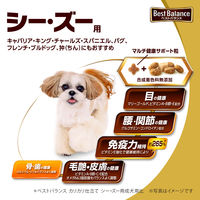 ベストバランス ドッグフード カリカリ仕立て 10歳以上 シーズー用 1.8kg（450g×4袋入）国産 3袋 ユニ・チャーム