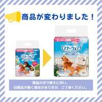 マナーウェア 女の子用 Sサイズ ドット・チェック 36枚 3袋 ペット用 ユニ・チャーム