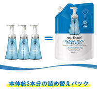 method（メソッド） ハンドソープ 泡タイプ シーミネラルズ 詰替用 828ml 1個 ジョンソン