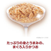 銀のスプーン 三ツ星グルメ フレーク 15歳から まぐろ入りかつお 35g 32袋 キャットフード ウェット パウチ