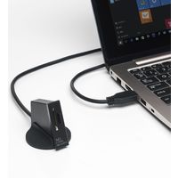 サンワサプライ USB3.2 Gen1 カードリーダー(読み込み専用) ADR-3MSRO1BK 1個（直送品）