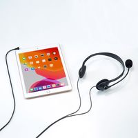 サンワサプライ 4極対応ヘッドセット MM-HS406BK 1個