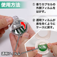 激落ちくん 貼るだけ簡単！排水口の防カビ 消臭芳香剤 シトラスの香り 1セット（2個） レック