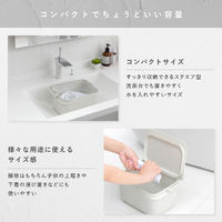 バケツ フタ付 角型 コンパクト 目盛り付き 容量5L グッドデザイン賞 きれいに暮らす。ホワイト 1個 マーナ