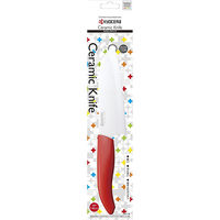 京セラ（KYOCERA） セラミックナイフ 三徳 包丁 刃渡14cm レッド FKR-140RD
