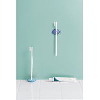 おさかな歯ブラシホルダー ブルー 1パック（2個入） マーナ