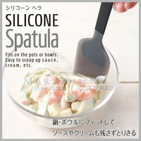 トライアングリップ シリコーンヘラ ブラック 1個 マーナ