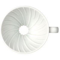 HARIO（ハリオ） V60透過ドリッパー02 セラミック ホワイト 約1～4杯用 VDC-02W コーヒー