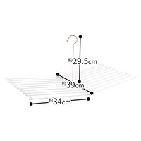 タオル干しハンガー 20枚用 1個 レック(W-271)