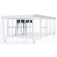 tower（タワー） 水切りワイヤーバスケット ホワイト 1個 山崎実業 水切りかご 【送料無料】