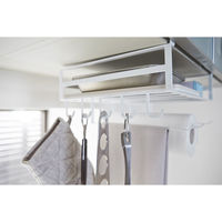 tower（タワー） 戸棚下多機能ラック ホワイト 1個 山崎実業 キッチン収納