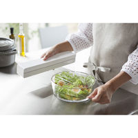 tower（タワー） マグネットラップケース L ホワイト 1個 山崎実業 キッチン収納