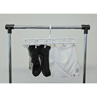 衣類ハンガー スリム角ハンガー ピンチ12個付 1個 小久保工業所