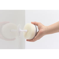 POCO（ポコ）スポンジ マル吸盤付 グレー 1個 マーナ