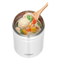 【アウトレット】サーモス（THERMOS） 真空断熱スープジャー 500ml ホワイト JBT-500