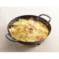 ラクッキング 鉄製両手グリルパン 20cm IH対応 1個 フライパン パール金属