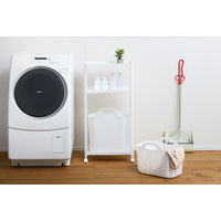 SUN＆WASSER バスケットM ドット ホワイト サンカ