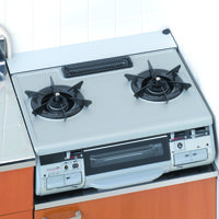 しっかりすきまボード 洗って使える鋼板製 ガステーブル 隙間カバー シルバー 1枚 東洋アルミエコープロダクツ