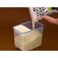 密閉米びつ パッキン付 12kg 保存容器1個 アスベル