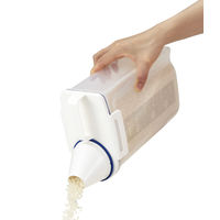 密閉米びつ パッキン付 2kg 保存容器1個 アスベル