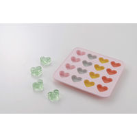貝印 KAI KHS シリコントレー 16個取り ハート シリコン型 DL6369 製菓用品 お菓子作り