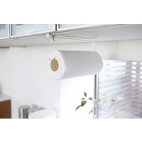 戸棚下キッチンペーパーホルダー プレート ホワイト 1個 山崎実業 キッチン収納