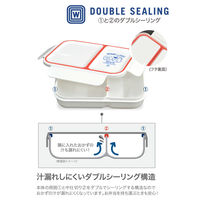 弁当箱 ブルー ライスボーイ 700ml DSK 汁漏れしにくい 1段 1個 シービージャパン