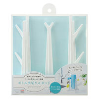 ボトル水切りスタンド ホワイト K695W 1個 マーナ 水切りかご