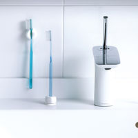 歯ブラシホルダー ホワイト 1パック（2個入） マーナ