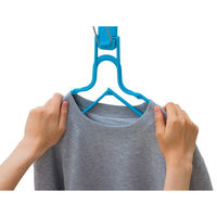 新機能・折りたたみ8連 洗濯ハンガー スライド 1個 レック(W-250)