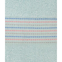 フェイスタオル オーガニックコットン ブルー（青） 約34×80cm 2枚セット 林