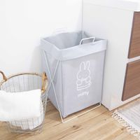 折り畳める ランドリーバスケット 横型 おきがえ ミッフィー ディックブルーナ 1個 オカトー