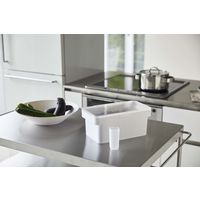 tower（タワー） 密閉ぬか漬けケース 水取り器付 ホワイト 1個 山崎実業