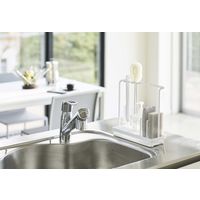 tower（タワー） スポンジ&クリーニングツールスタンド ホワイト 1個 山崎実業 キッチン収納