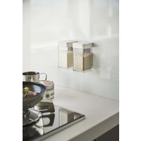 tower（タワー） マグネット小麦粉&スパイスボトル ホワイト 1個 山崎実業 キッチン収納