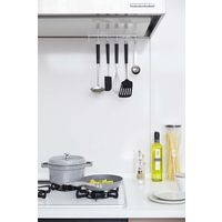 tower（タワー） マグネットレンジフードフック ホワイト 1個 山崎実業 キッチン収納