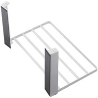 tower（タワー） 洗濯機横マグネット折り畳み棚 ホワイト 1個 山崎実業