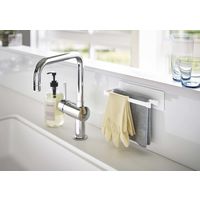 tower（タワー） マグネット布巾ハンガー スリム ホワイト 1個 山崎実業 キッチン収納