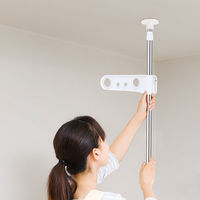 突っ張り式 洗濯物干し ベランダ用 ポーリッシュ PS-20　1セット（2本入り）天馬