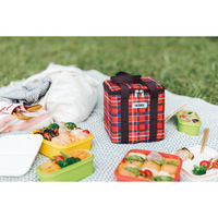 サーモス（THERMOS） ファミリーフレッシュランチボックス 2800ml（3～4人用） レッド DJF-2800 R 弁当箱