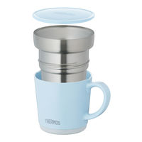 サーモス（THERMOS） 保温マグカップ 350ml ライトブルー JDC-351 LB 1個