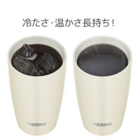 サーモス（THERMOS） 真空断熱タンブラー ホワイト 340ml JDM-340 WH